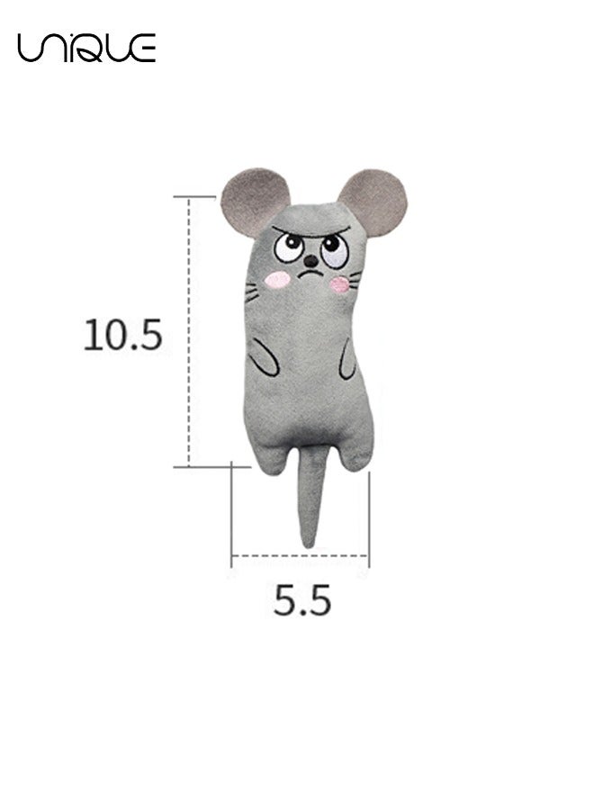 3PCS Catnip Toys, Cat Toys,Bite Resistant Catnip Toys, Catnip Filled Cartoon Mice, Cat Teething Toy, Soft Plush Cat Toys, Interactive Kitten Catnip Toy