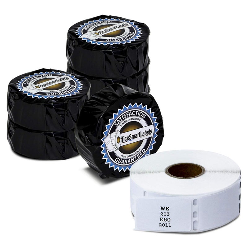 OfficeSmartLabels 1 x 1-1/2 inch Book Spines Labels, Compatible with 30347 (6 Rolls / 750 Labels Per Roll) - Image 1