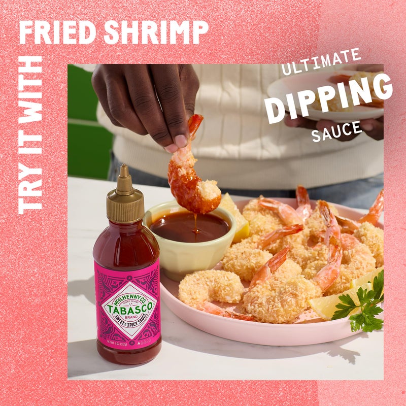 TABASCO Brand Sweet Chili Sauce, Mild Hot Sauce, Easy-to-Squeeze Bottle, Perfect Balance of Sweet & Heat, Versatile Flavor, Great on Fish Tacos, Salads, Asian Food & More, 11 Oz (Pack of 1) - Image 4