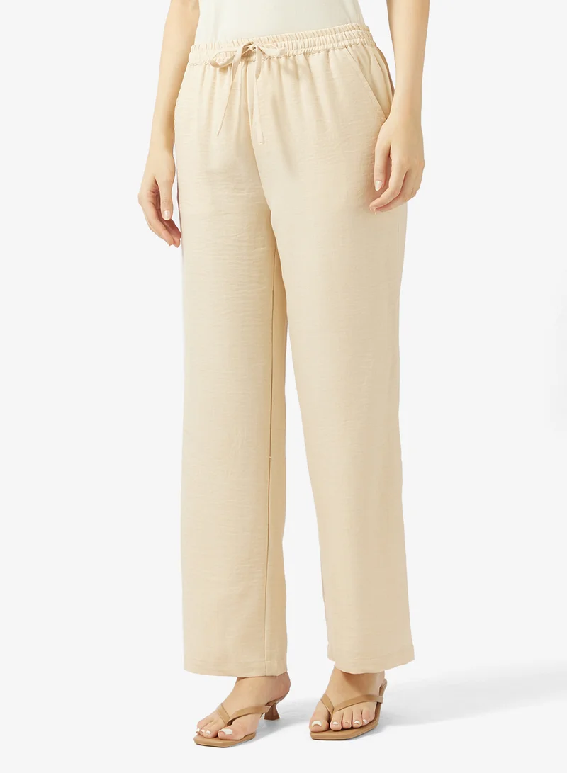 ريبلز مع نمشي بنطلون نسائي مستقيم