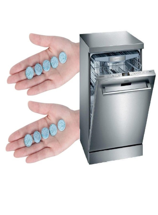 CNT 5 LTR Dishwasher Rinse Aid, Shine & Dry tablet 10 pcs in 1 pack upto 400 washes (Pack of 10 = 5 LTR) - Image 1