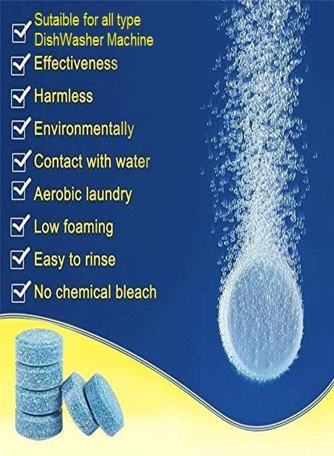 CNT 5 LTR Dishwasher Rinse Aid, Shine & Dry tablet 10 pcs in 1 pack upto 400 washes (Pack of 10 = 5 LTR) - Image 2