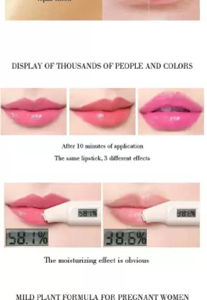 High Shine Lip Gloss Lip Plumping Gloss for Soft Dewy Lips - Image 3