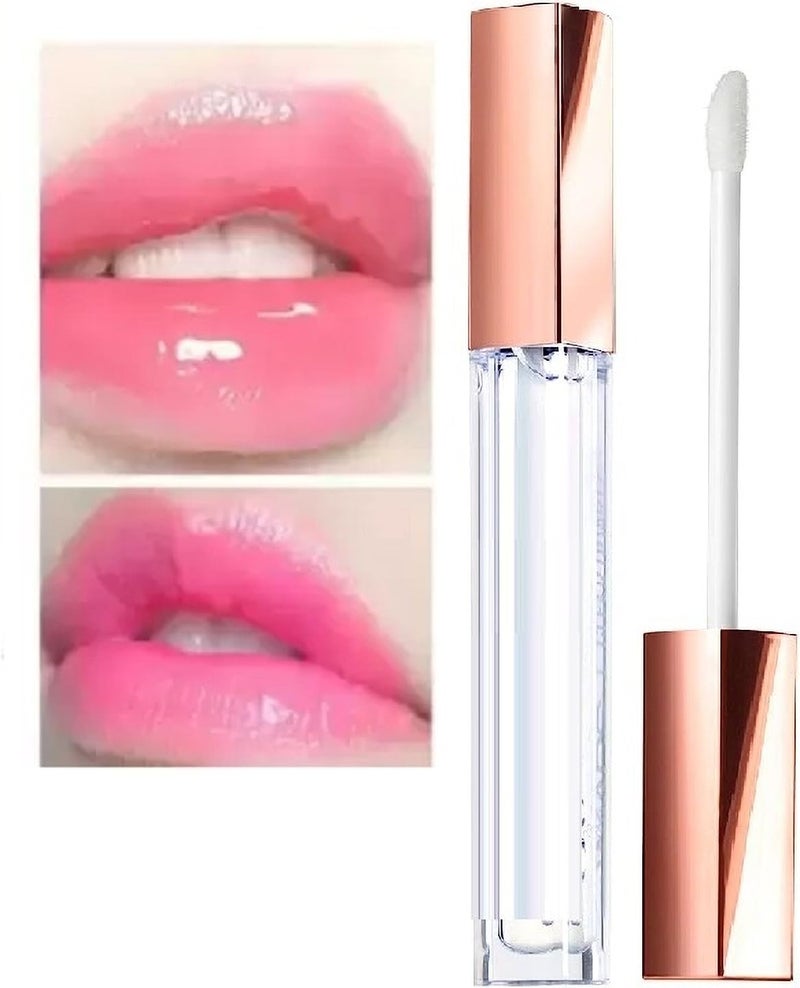 High Shine Lip Gloss Lip Plumping Gloss for Soft Dewy Lips - Image 1