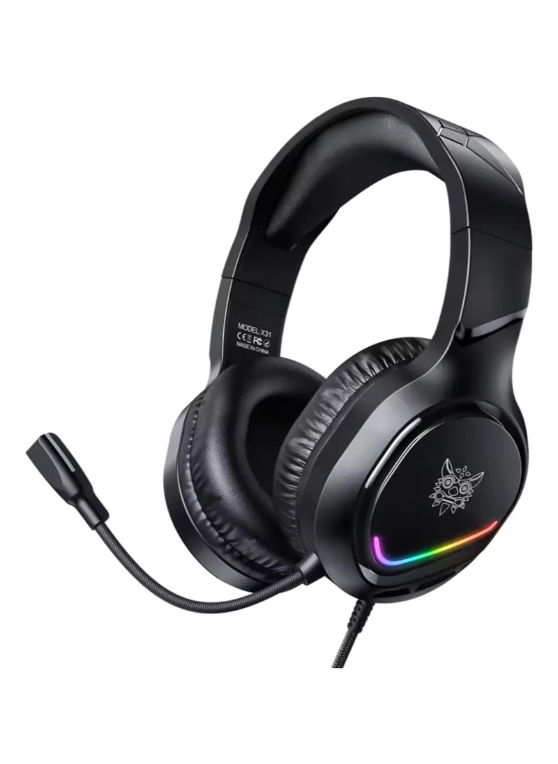 onikuma ONIKUMA X31 Gaming Headset - Black 