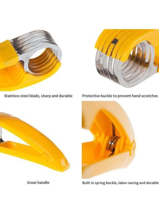 Generic - Banana Slicer Stainless Steel Fruit Vegetable Cutter Practical Kitchen Tool - Image 1