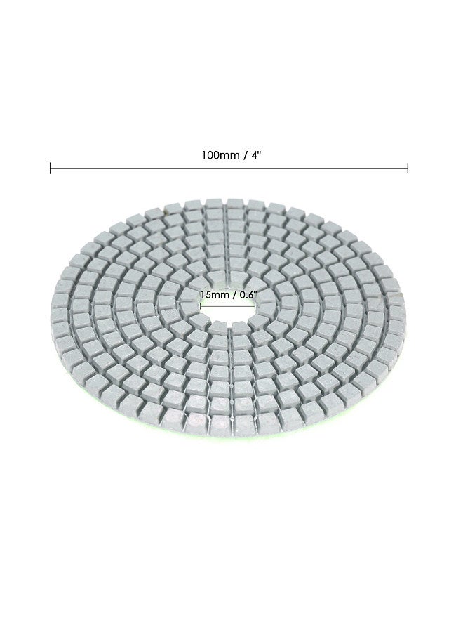 10 Piece Set Diamond Polishing Pads 4 inch Wet/Dry Granite Stone Concrete Marble  - Image 3