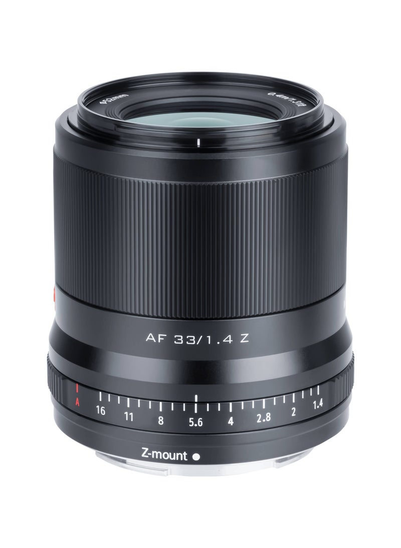 فيلتروكس Viltrox AF 33mm f/1.4 Z Lens for Nikon Z (Black) - Image 4