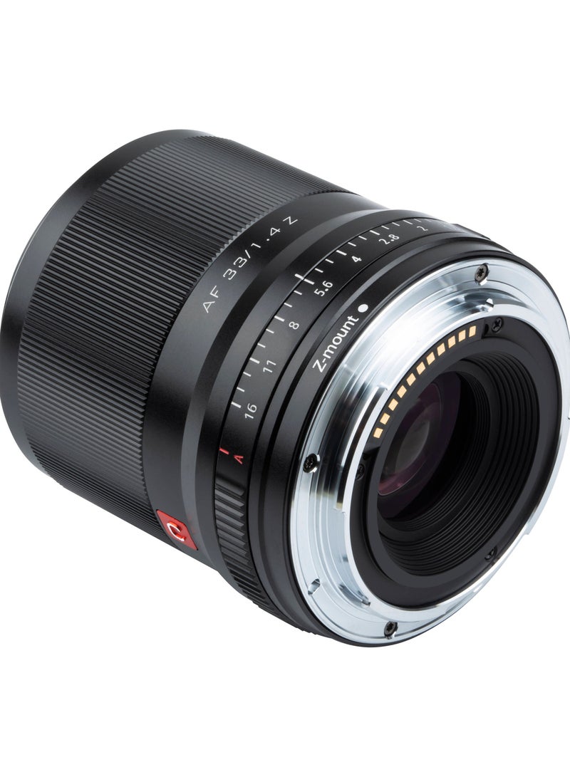 فيلتروكس Viltrox AF 33mm f/1.4 Z Lens for Nikon Z (Black) - Image 1