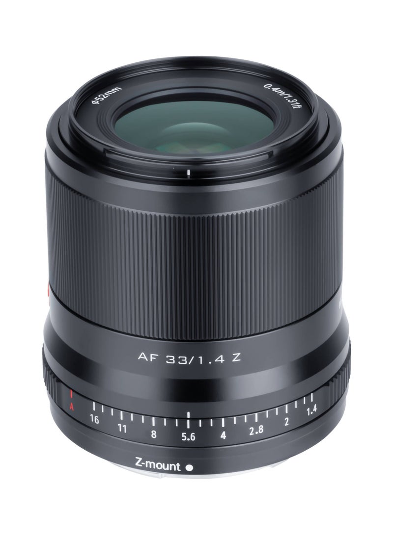 فيلتروكس Viltrox AF 33mm f/1.4 Z Lens for Nikon Z (Black) - Image 5