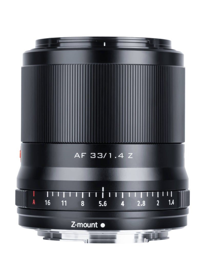 فيلتروكس Viltrox AF 33mm f/1.4 Z Lens for Nikon Z (Black) - Image 3