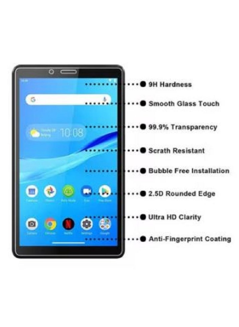 Generic Tempered Glass Screen Protector For Lenovo Tab M7 7-Inch Clear  - Image 2