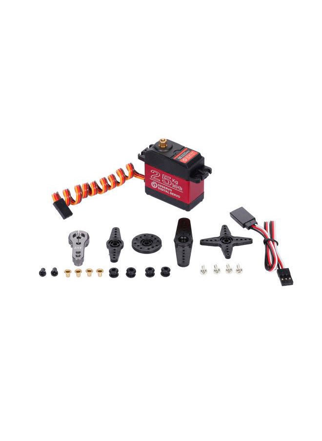 NIBEMINENT Metal Gear High Torque Waterproof Digital Servo with Extended Cable For 1/10 1/8 RC Traxxas HSP RM11991-1  - Image 4