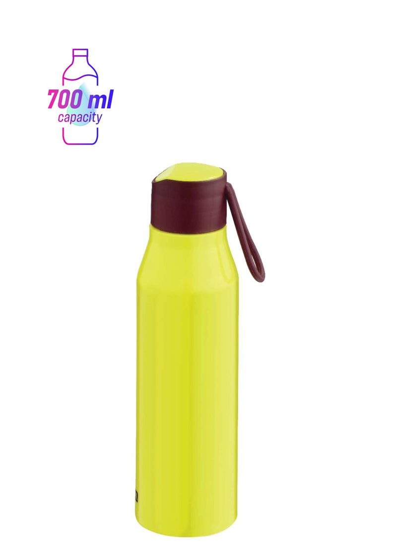 SELVEL زجاجة مياه بلاستيكية بولت خضراء، Pwb007، 700 مل - Image 1