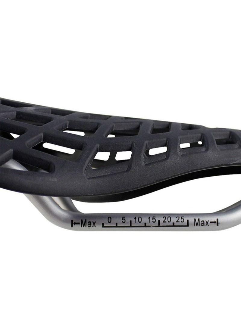 Bike Seat Cushion Breathable Comfortable Bike Seat Replacement Ultra Light Shock Absorbing Hollowout Spider Seat Fixed Gear For Road MTB Bike Black