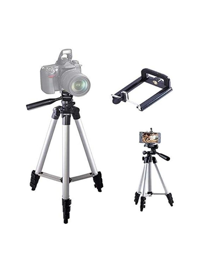 Tripod 3110 Adjustable Aluminum Camera Smartphone Stand with Bag - Image 2