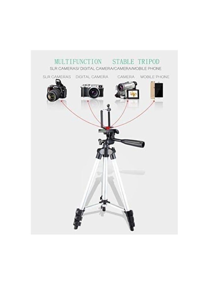 Tripod 3110 Adjustable Aluminum Camera Smartphone Stand with Bag - Image 4