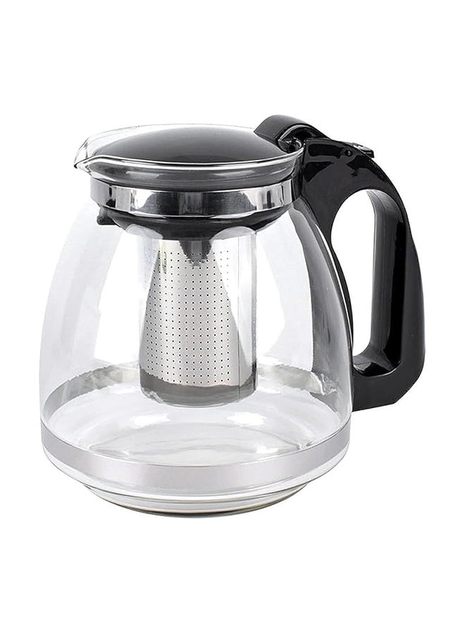 Master Gold MN Glass Tea and Coffee Pot Heat Resistant Borosilicate Shaker with Removable Stainless Steel Infuser | Serving Bowl Set for Tea and Hot Drinks (1500ml) 