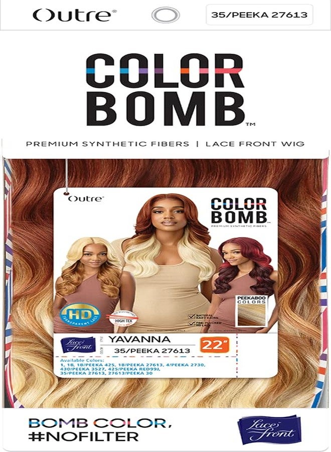 أوتر شعر مستعار أمامي من الدانتيل من Outre - Colorbomb - YAVANNA (أسود فاحم 1) - Image 5