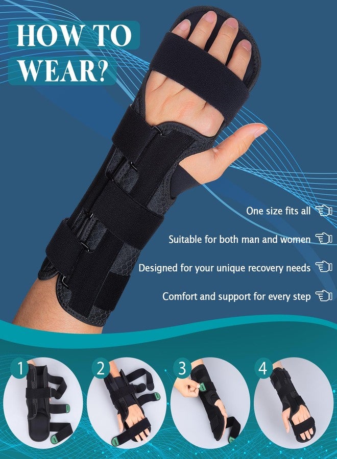 Oyakin Resting Hand Splint for Stroke Recovery & Carpal Tunnel Relief - Night Immobilizer with Removable Splints, Arthritis & Tendonitis - Adjustable Wrist Support Brace Left Hand - Image 5
