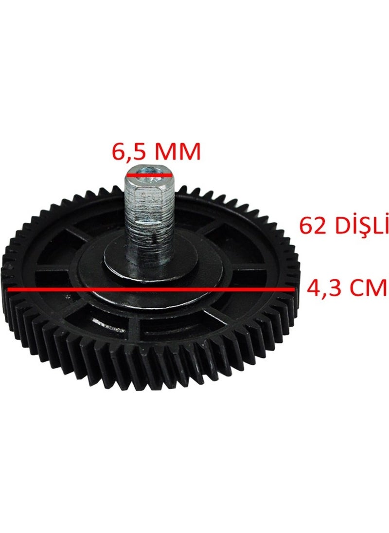 DNC Auto Part - Panoramic Sunroof Motor Gear for Mini Cooper (62 Teeth, Diameter: 4.9 cm) - Image 1