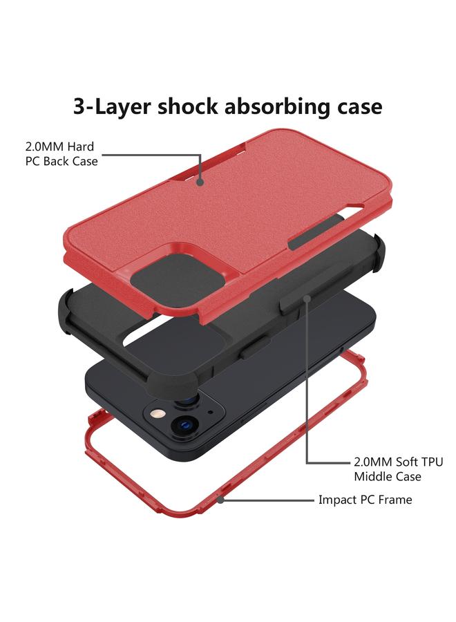 زبون جراب لهاتف iPhone 13 Commuter مقاوم للصدمات مصنوع من مادة TPU + PC - Image 5