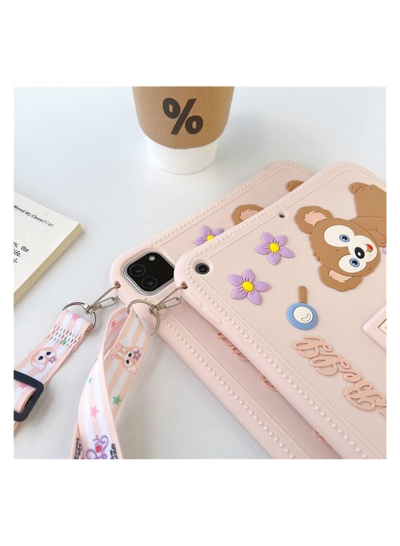 general Cute Cartoon Case for iPad 10.9-inch Air 5th Gen 2022 / 4th Gen 2020 Women's Shockproof Grip Folding Stand Lightweight - Image 4