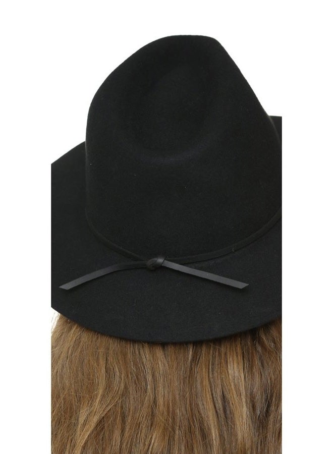 Brixton Men's Wesley Fedora Hat, Black, XL - Image 3