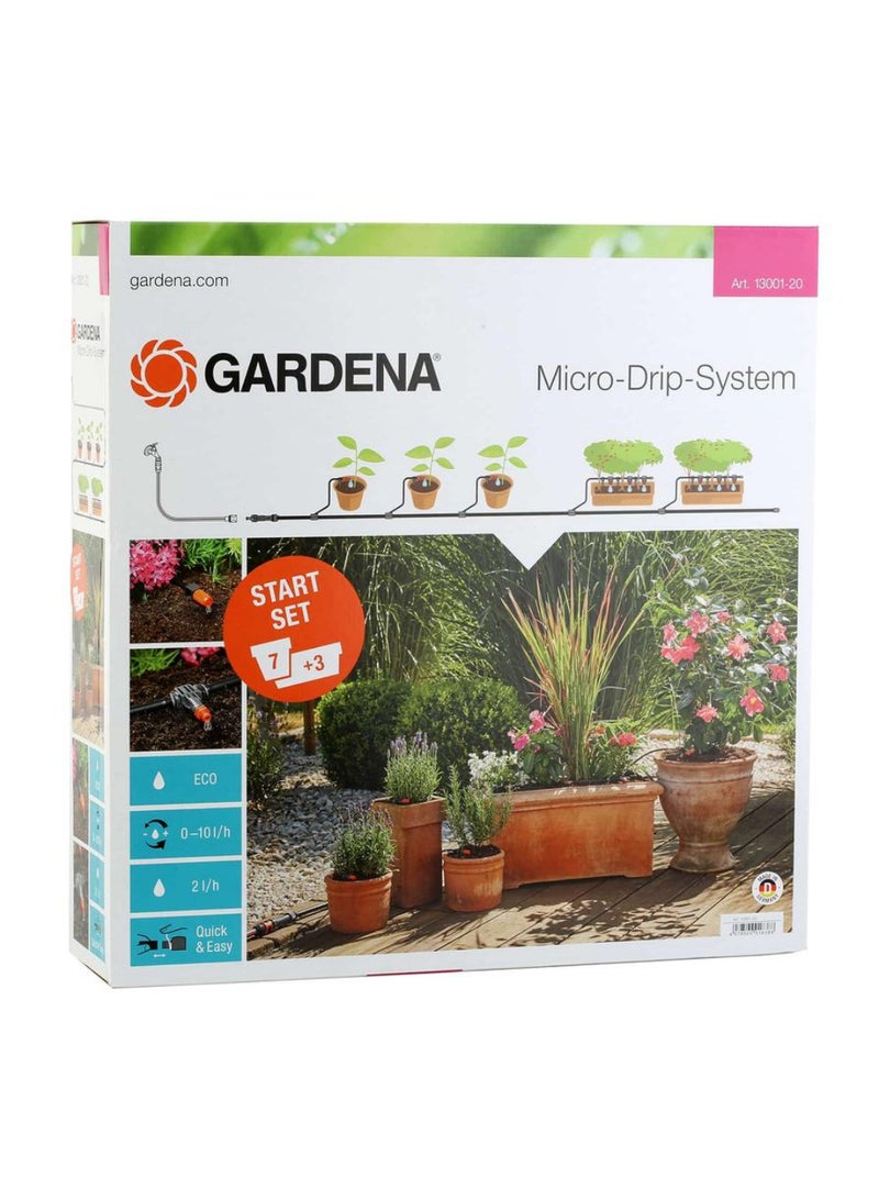 Micro Drip System Start Set Flower Pots Medium