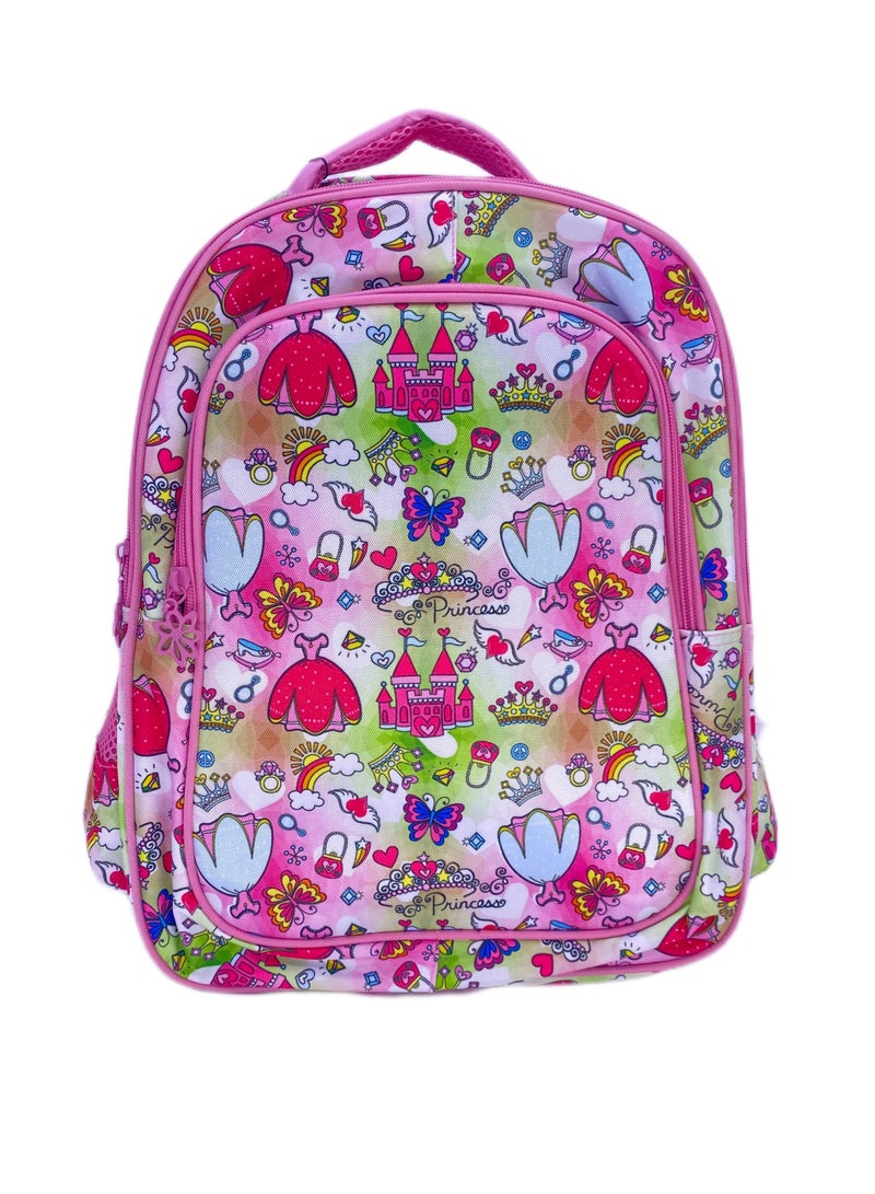 School bags with premium Comfort for school kids backpack for Travel, Lightweight Backpack Which Include premium Lunch bag and Pencil Case with Royal Animation Bag For Kids Gifts(16Inches)