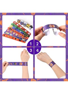 48Pcs Halloween Slap Bracelets Rubber Wristbands For Halloween Party Favors Kids Girls Boys Toddlers Halloween Gifts - pzsku/Z6AD3CA918CDC59472055Z/45/_/1688536584/17d2f8eb-92ef-471a-a52c-664ac4ac90a2