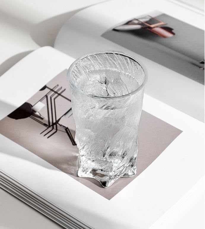BLISS START Elegant Highball Glasses Set of 2 Heavy Base Drinking Glasses for Water Juice Beer Wine Whiskey and Cocktails Transparent 250ml - Image 5