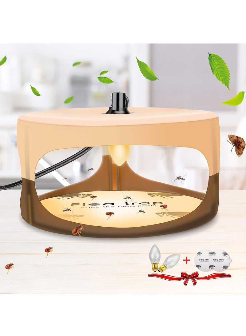 Sticky Dome Indoor Flea Traps Comes with Sticky Pads and Refills Safe for Children and Pets - Image 1