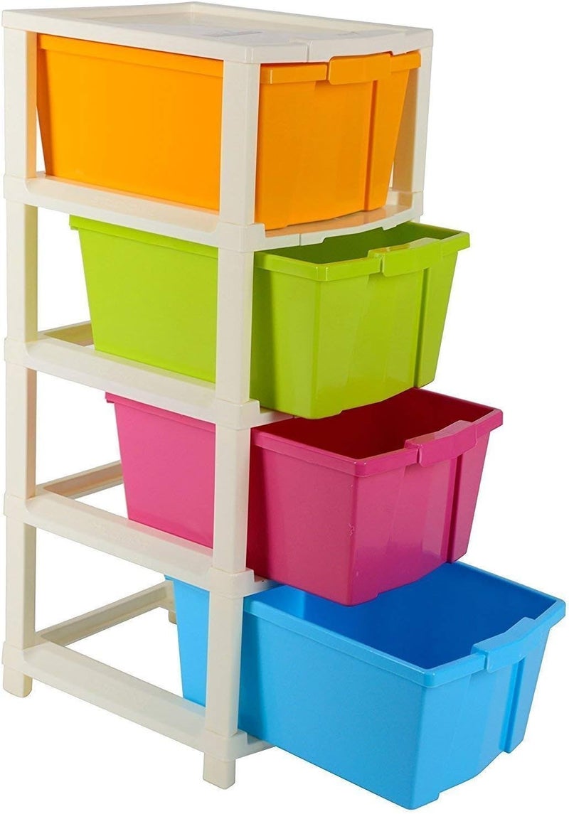 Joyful Studio 4 Xtra Large Modular Drawer System, Multicolor, plastic - Image 1
