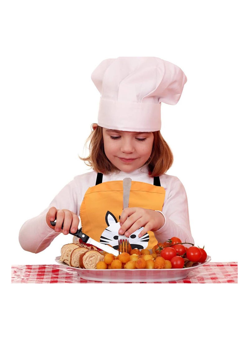 KASTWAVE Aprons, Lovely Animal Parent, Cute Kid Apron, for Birthday Party's, Gardening, Kitchen, Cooking and Baking Chef Activity Small Size for 3-8 Year Old Toddler Kids Girl and Boy, Mommy and Me (2 Pack) - Image 3