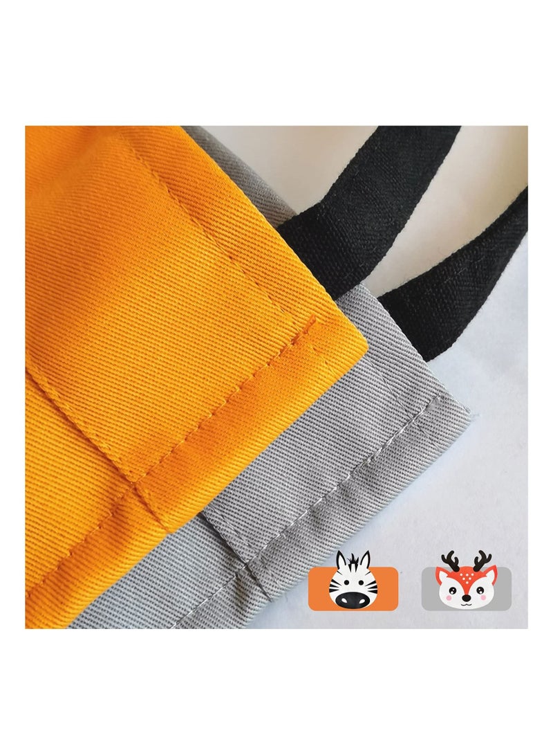 KASTWAVE Aprons, Lovely Animal Parent, Cute Kid Apron, for Birthday Party's, Gardening, Kitchen, Cooking and Baking Chef Activity Small Size for 3-8 Year Old Toddler Kids Girl and Boy, Mommy and Me (2 Pack) - Image 5