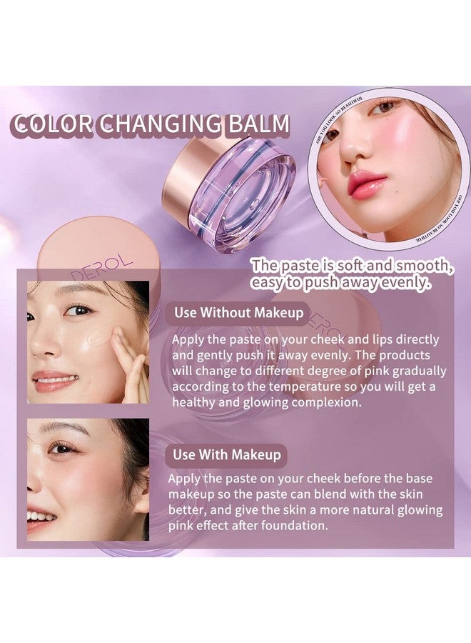 NewBang Moisturizing Blush Rouge Color Changing Blusher For Cheeks And Lips Balm Multi Use Cream Liquid Waterproof Gel For Cheeks & Lips Gloss Glossy Shiny Finish Makeup - Image 3