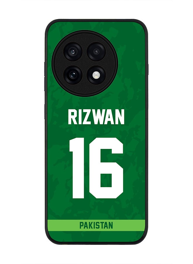 Stylizedd For OnePlus 13R / Ace 5 Pro Case,Slim fit Camera Protection, Shockproof Thin Phone cover  - Pakistan Mohammad Rizwan, Jersey No 16
