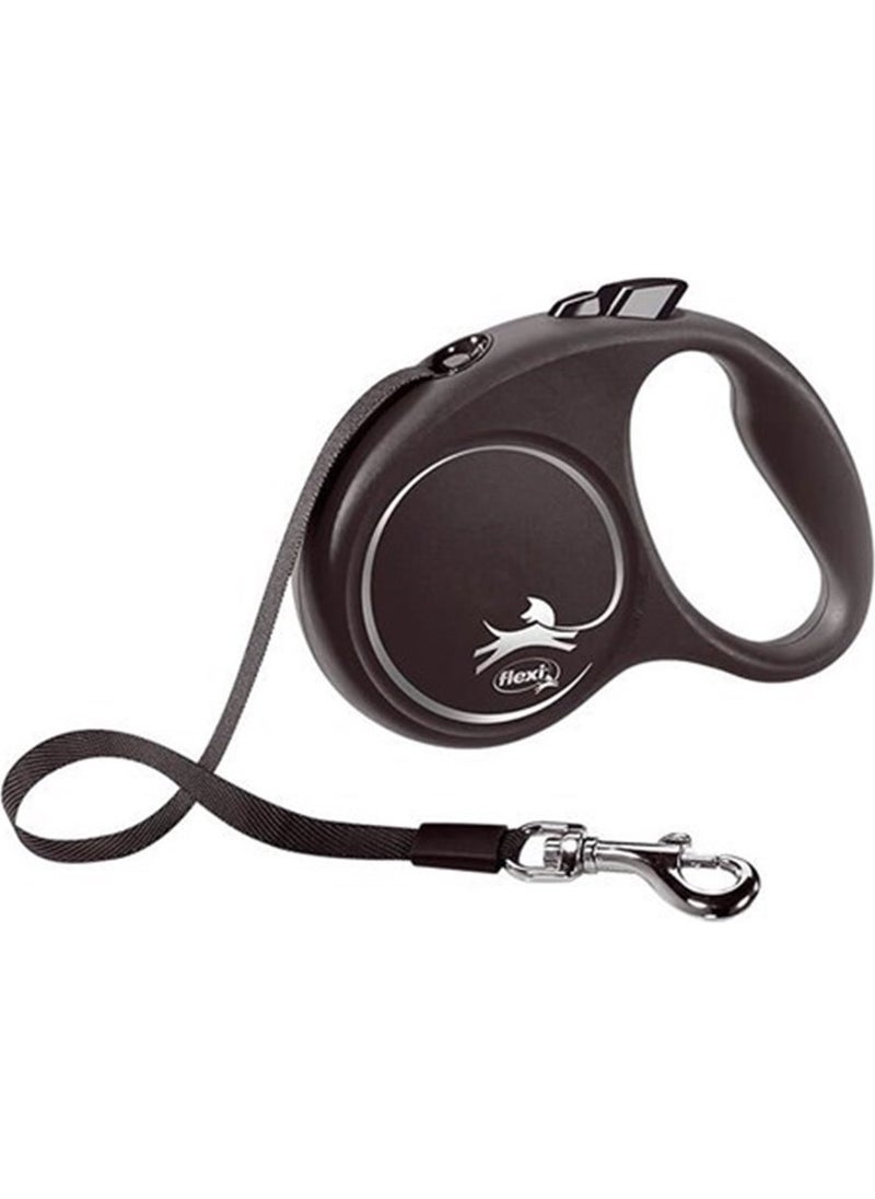 Flexi - Black Series Large 5 Mt Strip Automatic Leash Black - Image 1