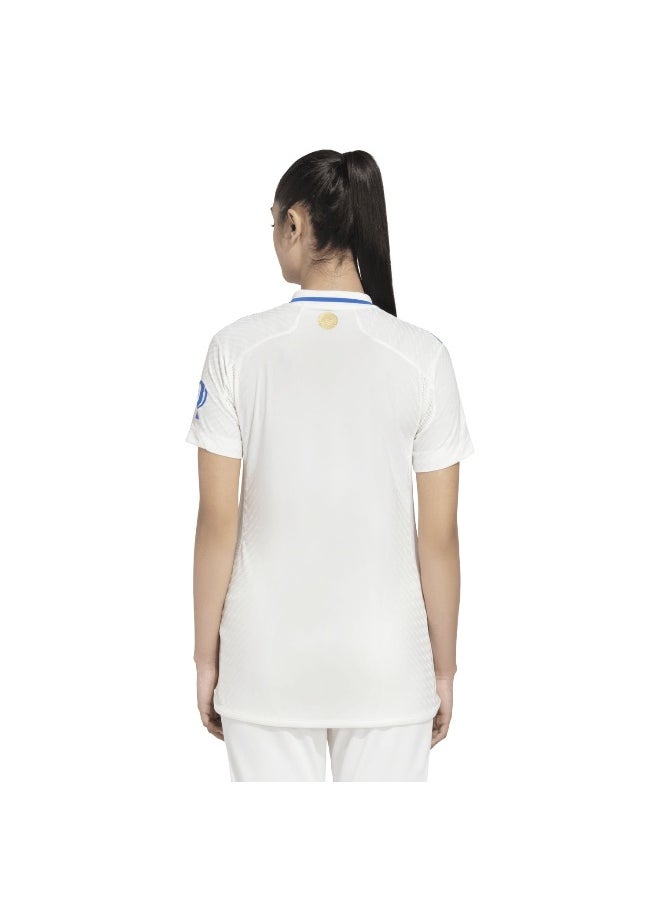 Adidas Adidas Indcri Tstjsyw White Cricket Jerseys For Women Xs  - Image 3