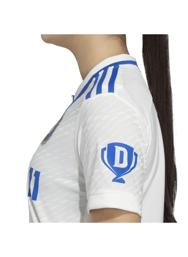adidas قمصان كريكيت نسائية Indcri Tstjsyw بيضاء XS