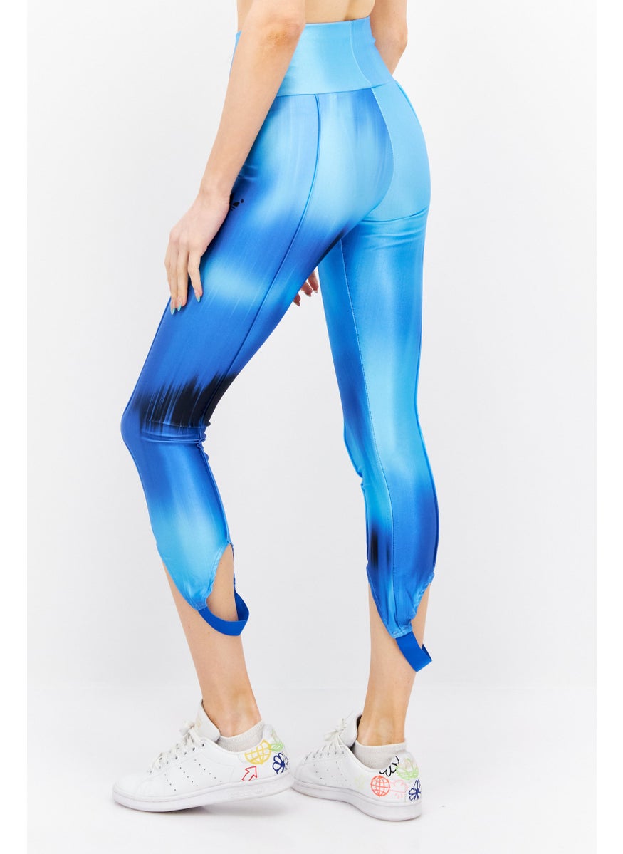 adidas Originals Women Sportswear Fit Training Tights, Blue  - Image 4