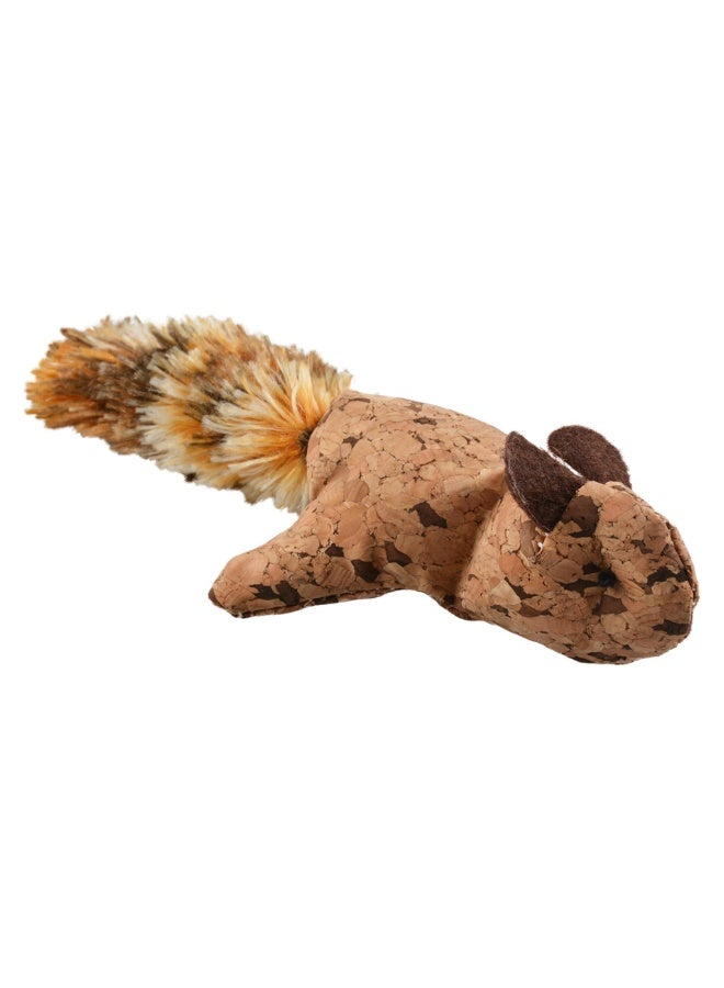 Duvo + Duvo+ Cork Squirrel With Big Plush Tail 17X8X4Cm Brown - Image 1