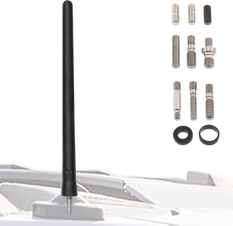 Votex 6 3/4 Inch Car Wash Proof Rubber Antenna - Image 1