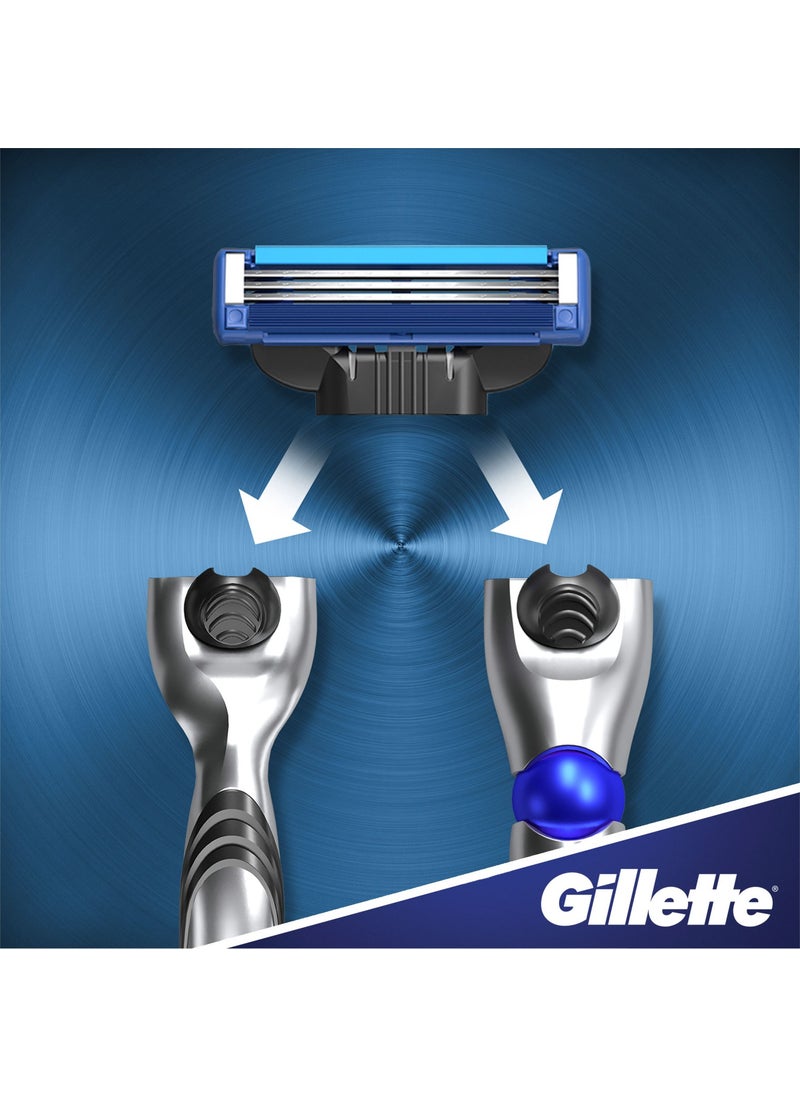 Gillette - Mach3 Turbo Shaver + 5 Spare Razor Blades National Set Special Package - Image 1