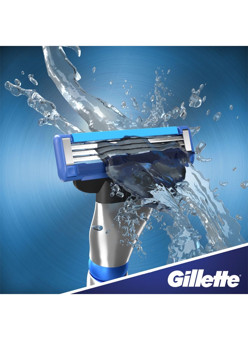 Gillette - Mach3 Turbo Shaver + 5 Spare Razor Blades National Set Special Package - Image 1