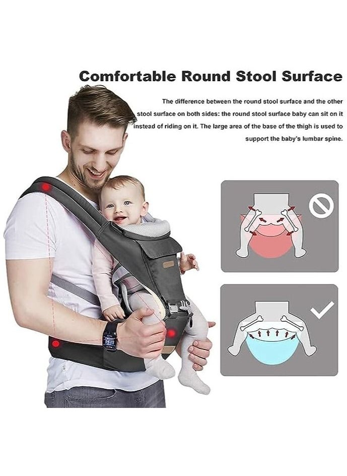 Baby Carrier Newborn to Toddler Multifunctional 6-in-1 Infant Hiking Backpack Carrier for All Seasons Baby Gifts Ergonomic Positions Baby Holder Face-in and Face-Out and Back Grey - pzsku/Z6AD4CDE57E02608BB039Z/45/_/1692763750/09e62093-9bc2-4f89-95ac-d9627d237b86