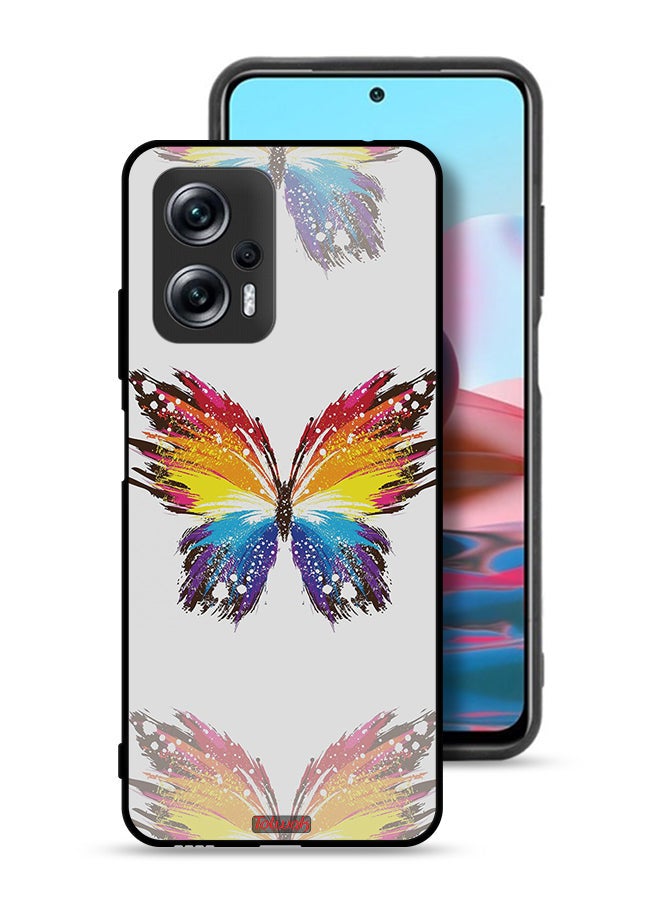 Tolwak Xiaomi Poco X4 GT Protective Case Cover Digital Art Simple Background Minimalism Butterfly - Image 1