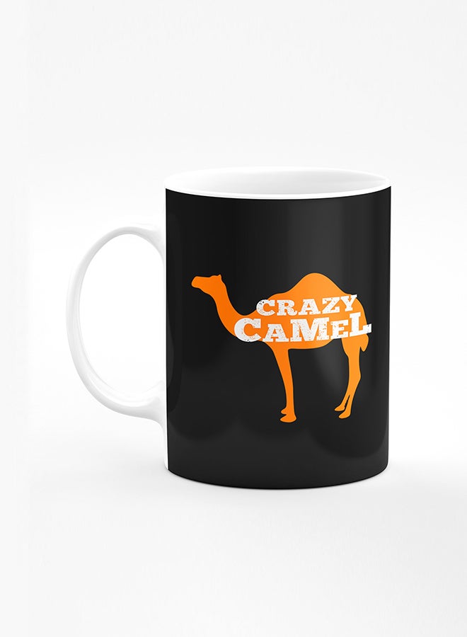 Stylizedd Designer Printed Coffee Mug with Heavy Duty Handle 11oz Ceramic Personalised Gift Mugs Cup [Microwave Safe & Dishwasher Proof] - Crazy Camel - Image 1