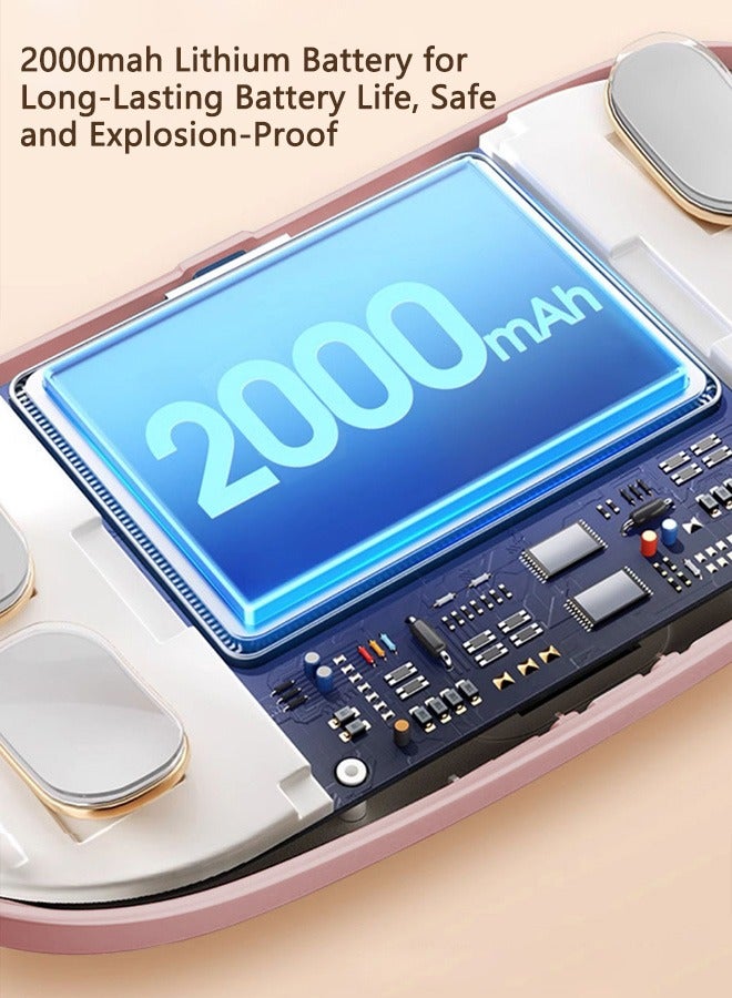 XiuWoo Portable Cordless Heating Pad, Electric Waist Belt Device, Fast Heated Pad, Back or Belly Heating Pad, Belt Massage with 4 Heat Levels, 8 Massage Modes, LED Display for Menstrual Cramps Relief - Image 5